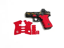 Handleitgrips RED Sandpaper Gun Grip Tape Enhancement Wrap for Glock