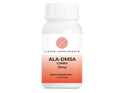 LIVING SUPPLEMENTS ALA-DMSA COMBO 25mg - 90 capsule scad. data 02/2027