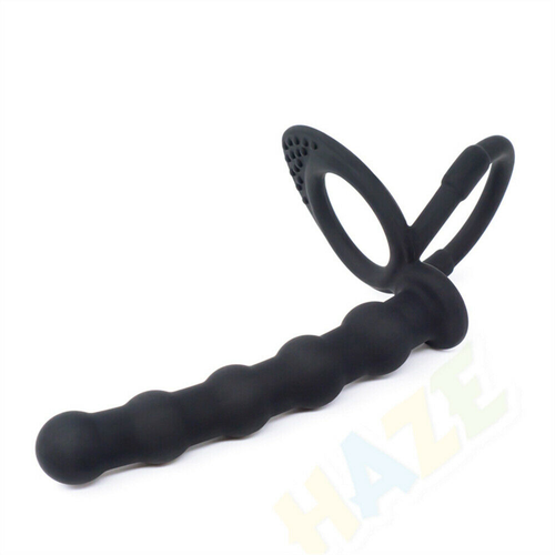 Ampliador de pene de silicona suave masculino extensor reutilizable condón extra adulto - Imagen 5 de 6