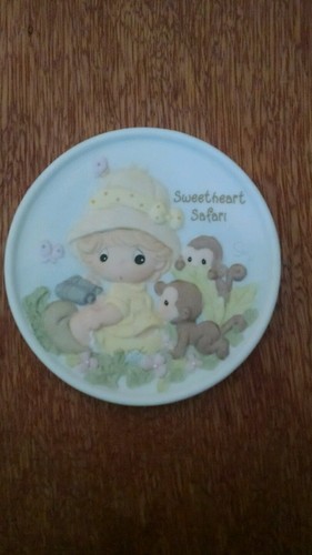 Precious Moments seltenes handsigniertes Sweetheart Safari Medaillon  - Bild 1 von 7