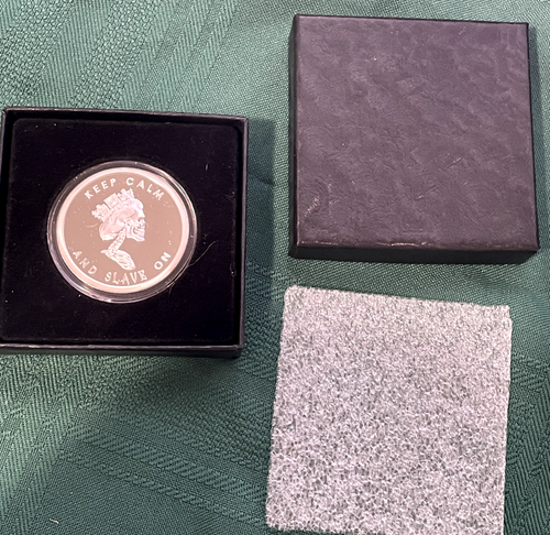 2013 1oz Your Highness - Slave Queen/Cannabis SBSS Proof Round In Box + Capsule - Picture 16 of 17