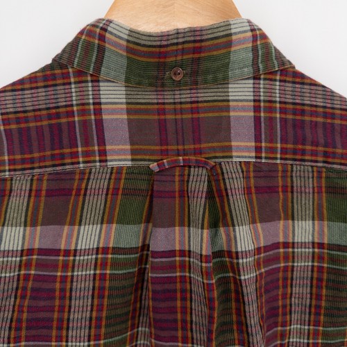 Camicia Ralph Lauren Indian Madras a quadri con bottoni uomo S rossa verde americana - Foto 8 di 8
