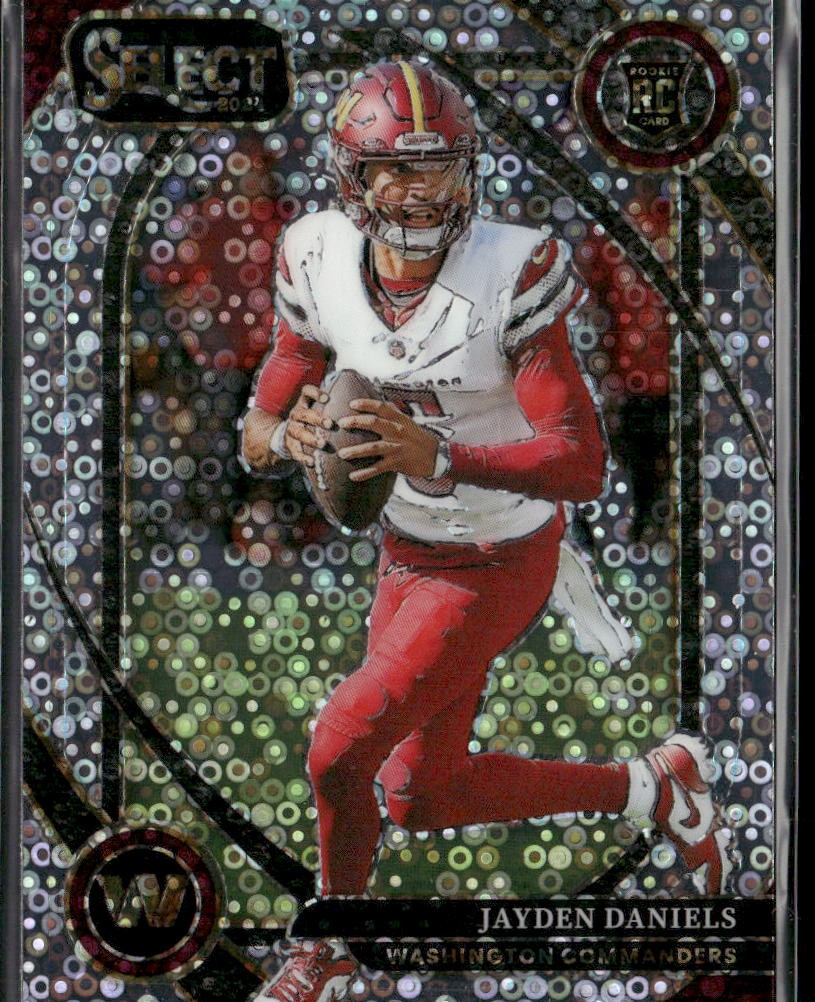 2024 Panini Select Jayden Daniels Disco Prizm Rookie #217