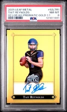 2025 LEAF METAL 92 LEAF LGR AUTO TAIT REYNOLDS PRISMATIC GOLD #1/1 PSA 10