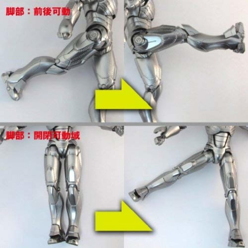 Figura Tokusatsu Revoltech No.035 Iron Man IRON MAN MARK II KAIYODO F/S con pista# - Imagen 5 de 11