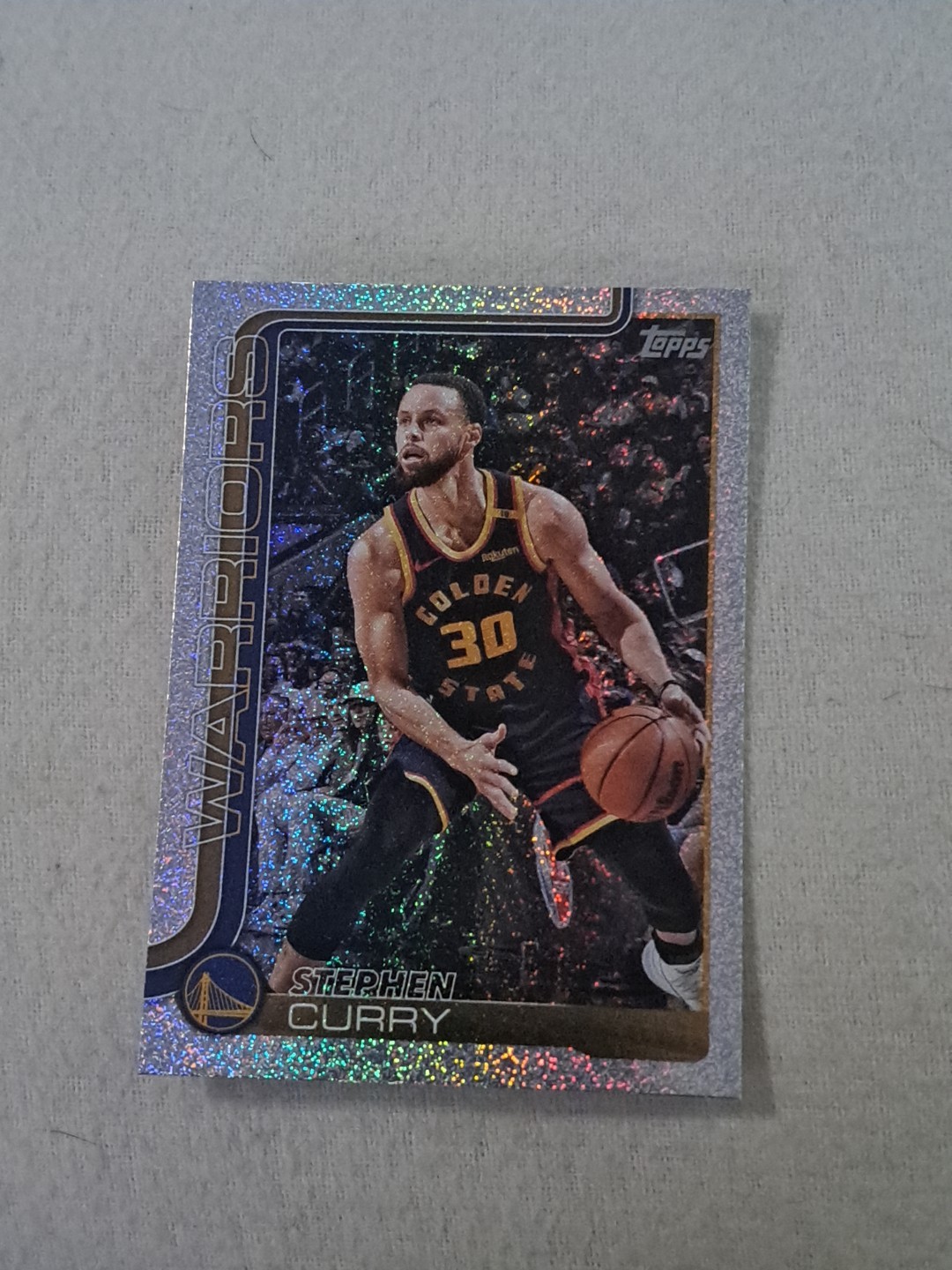 STEPH CURRY - 2025-26 Topps - SILVER Crackleboard #135 WARRIORS