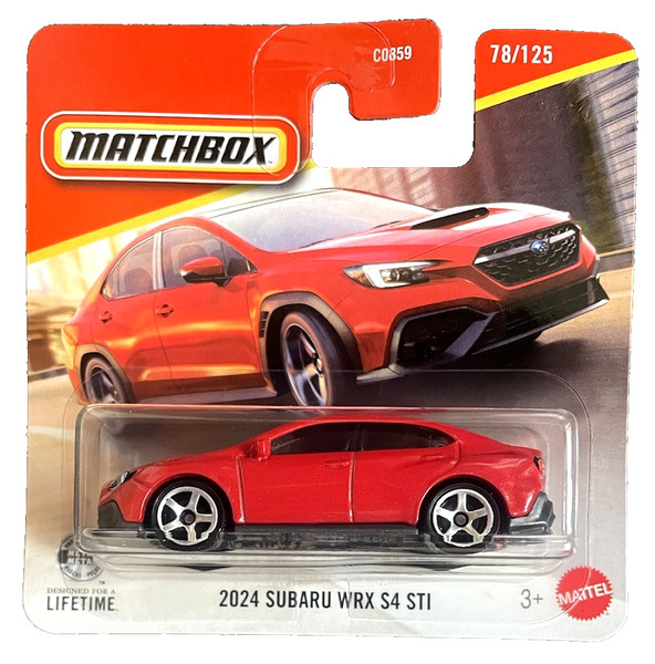 Matchbox 2024 Subaru Wrx S4 Sti 78/125 2026 1:64 Modellauto Kinder Spielzeug Jdm-image