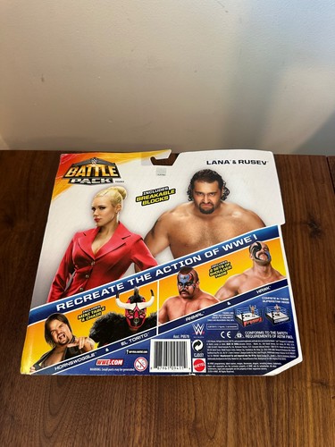 WWE Battle Pack Rusev & Lana First Time In The Line Figuren Serie #37 Neu MM - Bild 2 von 2