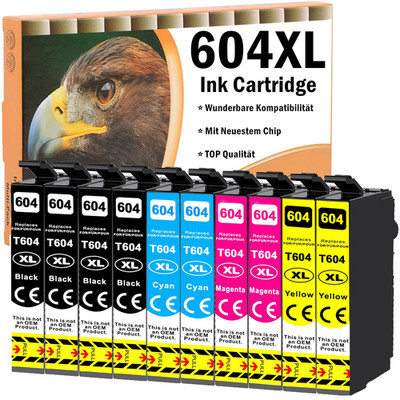 604XL Patronen für Epson XP-2200 XP-2205 XP-3200 XP-4200 XP-4205 WF-2930 WF-2950