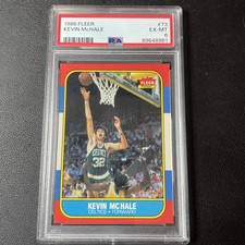 1986 Fleer Kevin McHale #73 PSA 6 Celtics HOF – Iconic 86/87 Fleer