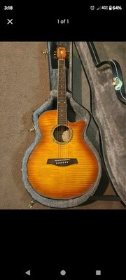 Ibanez AEG 20E Acoustic-Electric Guitar with Hard Shell Case