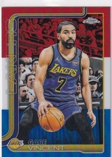 2025-26 Topps Chrome - Gabe Vincent #119 Red White & Blue Refractor