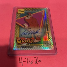 2026 Disney Neon Bigfoot A Goofy Movie Autograph/50