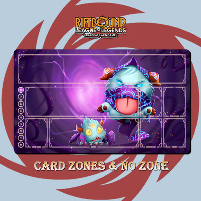 Malzahar Poro Playmat Riftbound TCG Stitched Edges Free bag Included