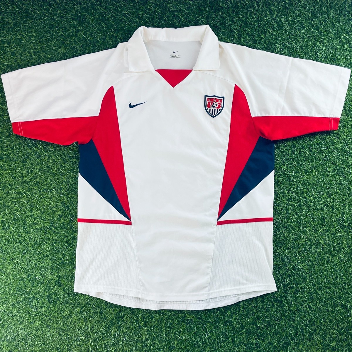 ナイキ　アメリカ代表　ユニフォーム　2002 ワールドカップ United States 2002 Official Jersey Shirt Kit – Size M – USA, World