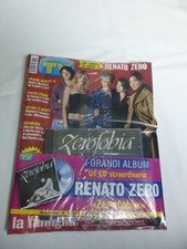 RENATO ZERO – 2003 CD RISTAMPA ZEROFOBIA CON RIVISTA TV SORRISI - SIGILLATO