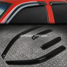 FOR 04-14 F150 EXT TRUCK SMOKE TINT WINDOW VISOR SHADE/SUN WIND/RAIN DEFLECTOR