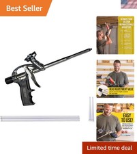 High Precision Spray Foam Gun for Insulating Foam Sealant, Adjustable Flow Co...