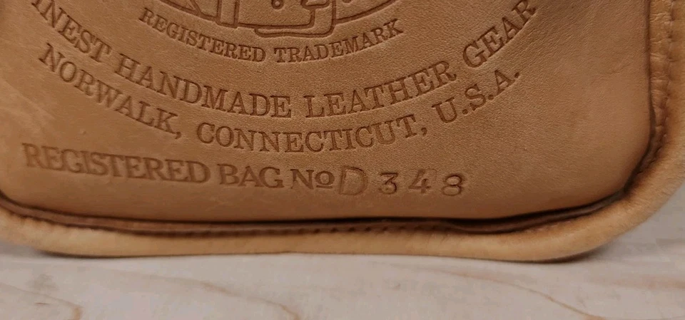 Bolsa satchel Marley Hodgson Ghurka Overlander nº 3 vintage 1981 couro lona - Imagem 4 de 4