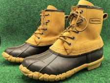 Lacrosse Woman's Uplander II Duck Boots 6" Rustic Brown Genuine Leather Size 8