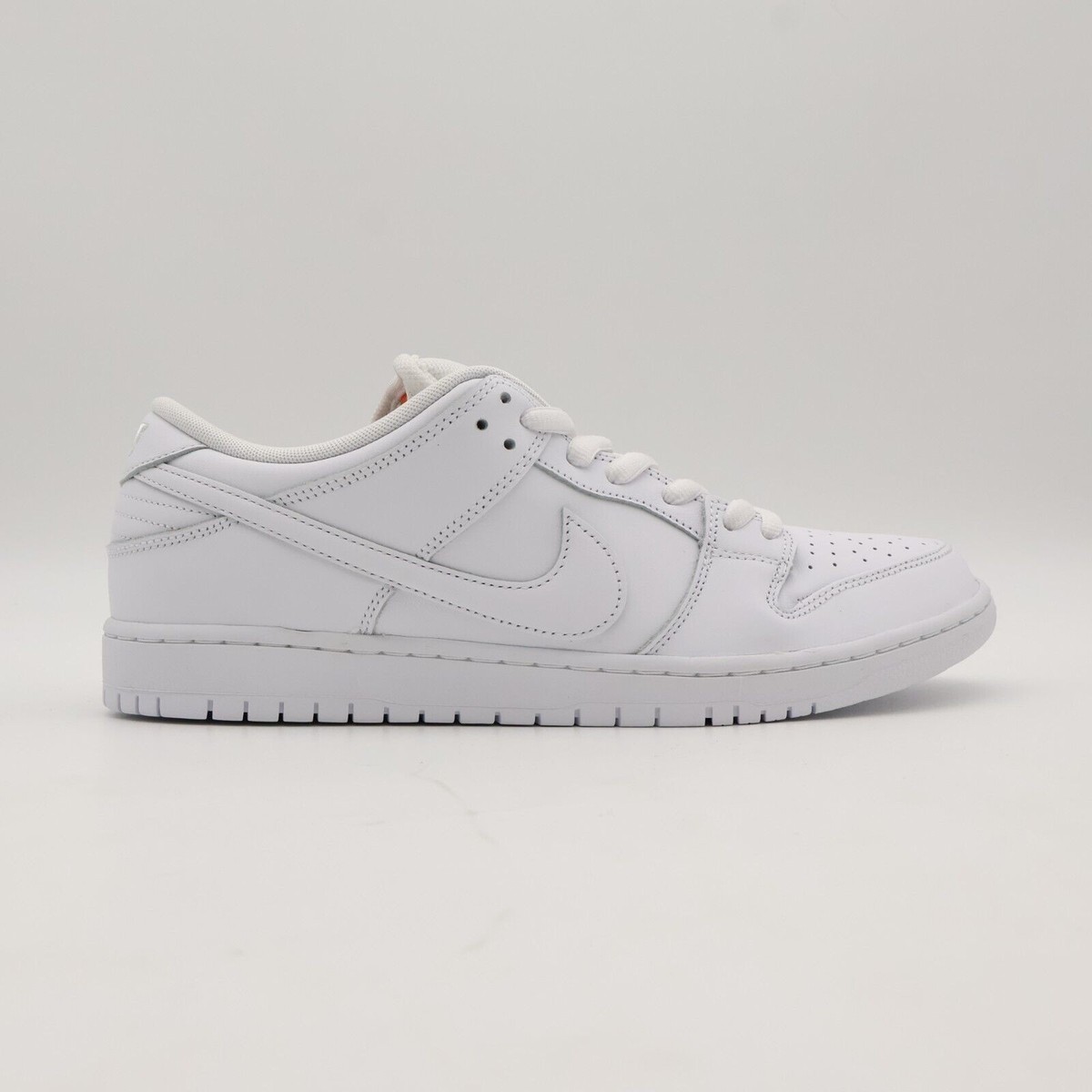 FJ1674-100 Nike SB Dunk Low Pro ISO Triple White (Men's) | eBay