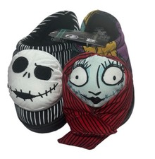 Disney's The Nightmare Before Christmas Jack And Sally Slippers Women s Size 5/6