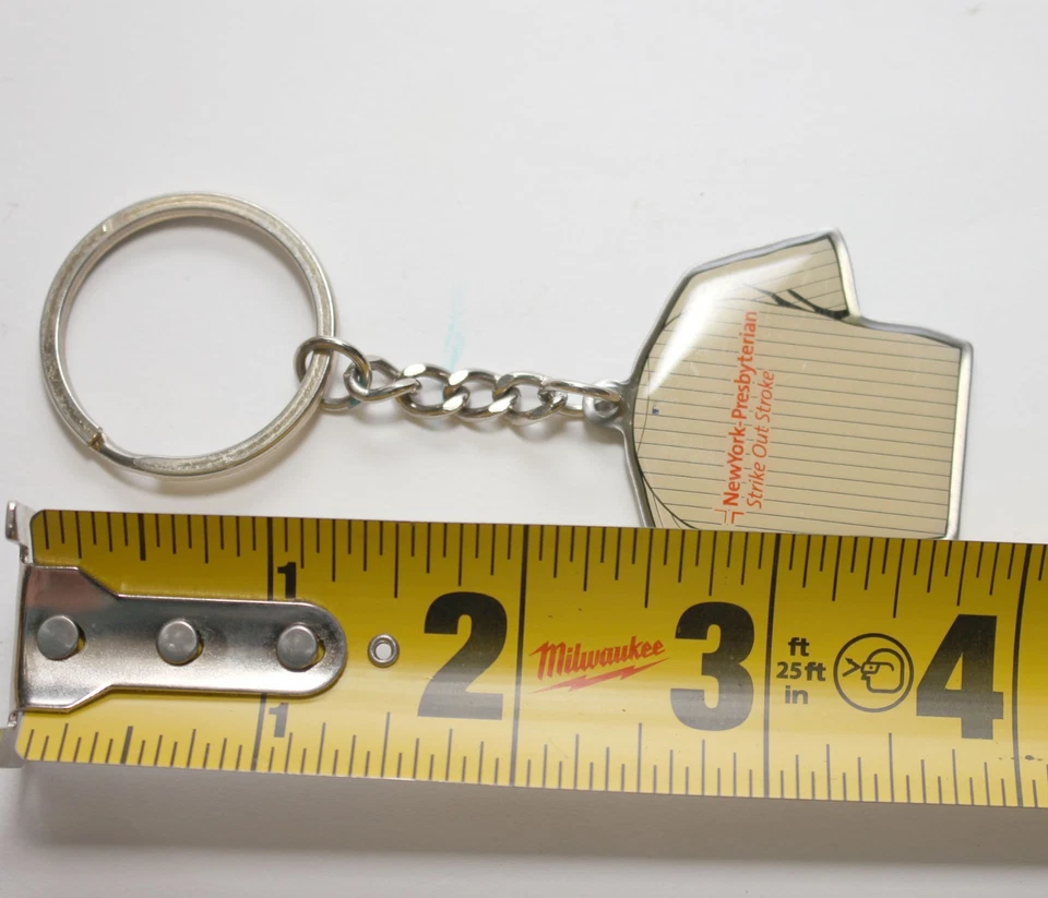 NY Yankees / New York Presbyterian Hospital "Strike Out Stroke" Jersey Keychain - Image 3 of 4