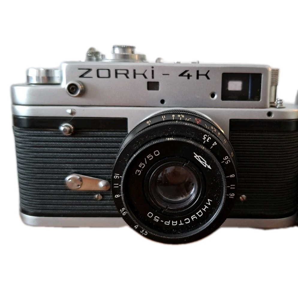 Zorki 4K USSR Rangefinder Camera w/ Industar-50 50mm f/3.5