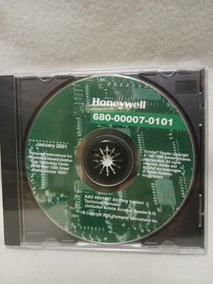 Honeywell KAD 480/480T Air Data System Technical Manuals CD 680-00007-0101