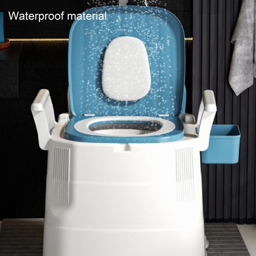 Adult Bedside Commode Toilet With Detachable Armrests Portable Moible Odorle HR6 - Picture 2 of 24