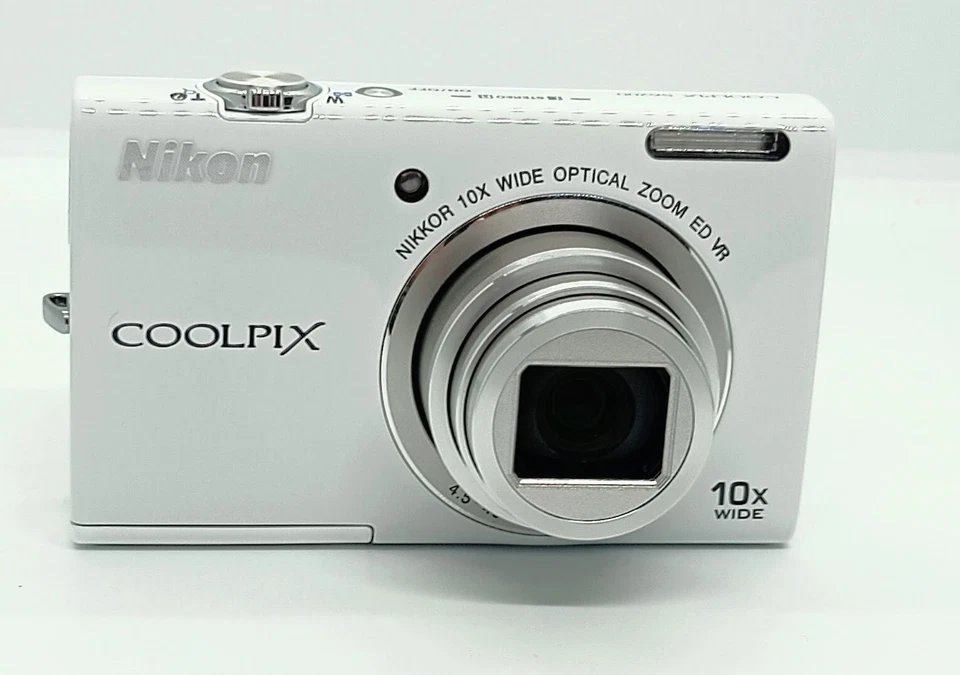 [NearMINT/BOX] Nikon COOLPIX S6200 16.0MP 10xZoom Digital Camera white FromJapan - Image 3 of 4