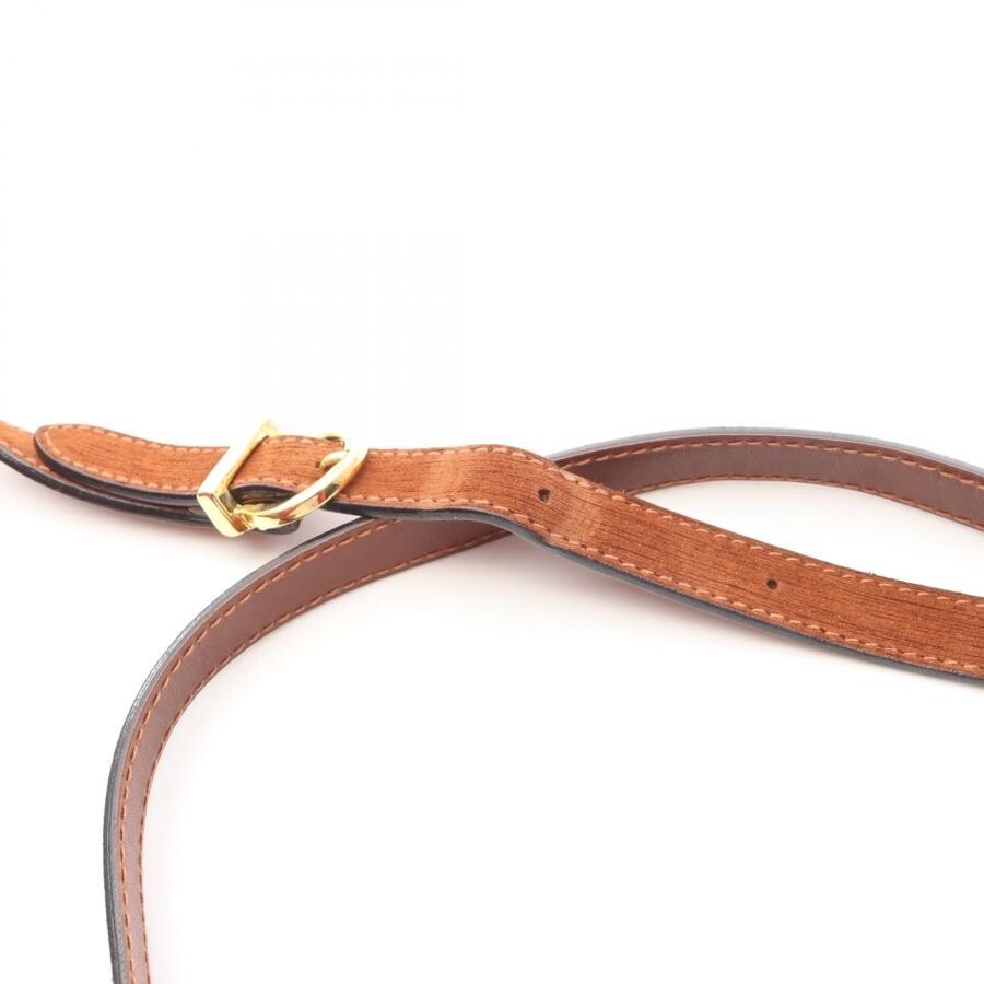 Salvatore Ferragamo Gancini Suede Brown Crossbody Shoulder Bag Auth image 9