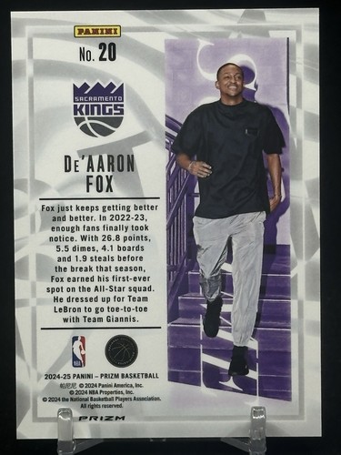 2024-25 Panini Prizm Basketball De’Aaron Fox #20 Sublime SSP Case Hit! 💥 - Picture 2 of 2