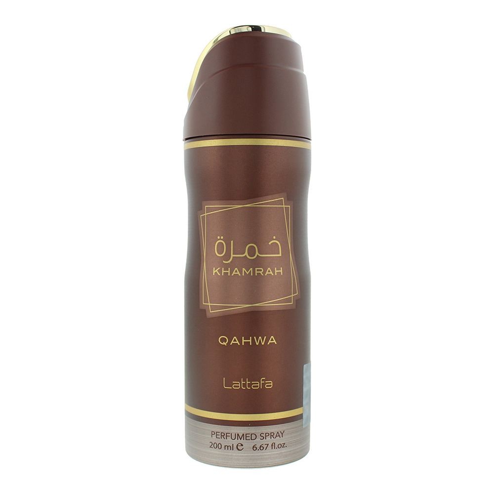 Lattafa Khamrah Qahwa Perfumed Body Spray 200Ml - Image 4