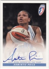 2008 Rittenhouse WNBA Autograph - Armintie Price - Chicago Sky