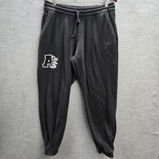 Adidas x Disney Women Activewear Pants L Black Embroidered Jogger Mickey Mouse