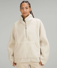 Lululemon Scuba Oversized Fleece Funnel-Neck Half-Zip M/L