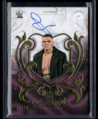 2025 Topps Royalty WWE #SUP-GUN Gunther Superior Signatures