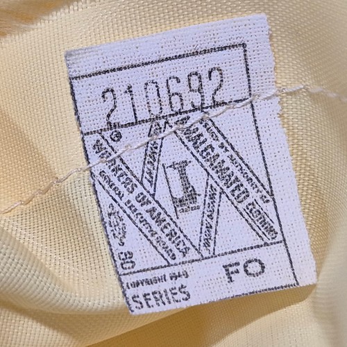 NWT ALFRED SHAHEEN LONG DRESS FULLY PLEATED YELLOW FLORAL SZ SMALL VINTAGE - Picture 9 of 19