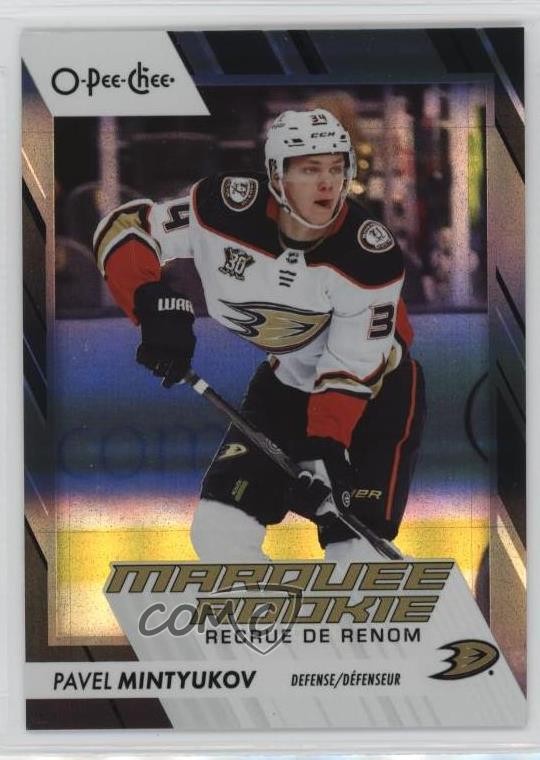 2023 O-Pee-Chee Marquee Black Rainbow 10/100 Pavel Mintyukov #593 Rookie RC 01rr