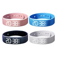 Fitsleeps Alarm Clock Watch, Fitsleeps Wake Up Alarm Bracelet, Silent Vibration