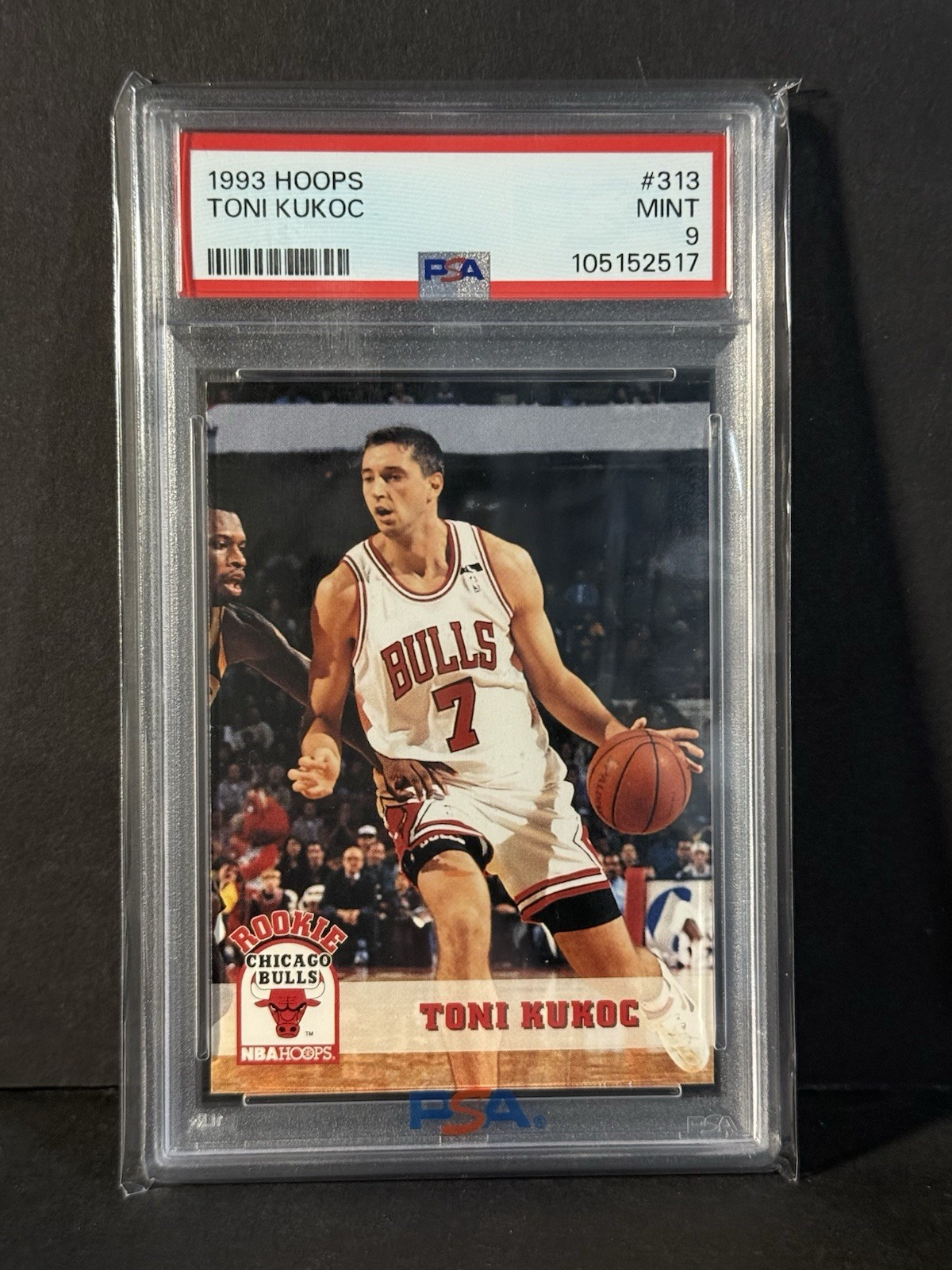 1993-94 NBA Hoops Toni Kukoc Bulls #313 RC - PSA 9