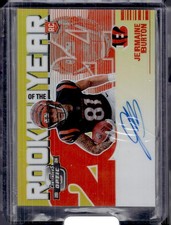 2024 Panini Contenders Optic ROY-JBN Jermaine Burton Rookie of the Year Gold /10