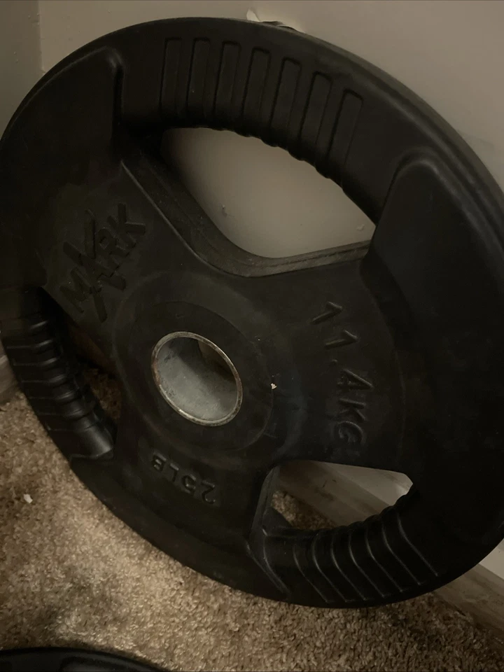 Placas olímpicas de pesas XMARK 25LB placa de peso único Foto 2 de 2