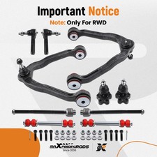 Rwd Front Control Arms Tie Rods For 1999-2006 Gmc Sierra Chevy Silverado 1500 Rwd Front Control Arms Tie Rods For 1999-2006 Gmc Sierra Chevy Silverado 1500