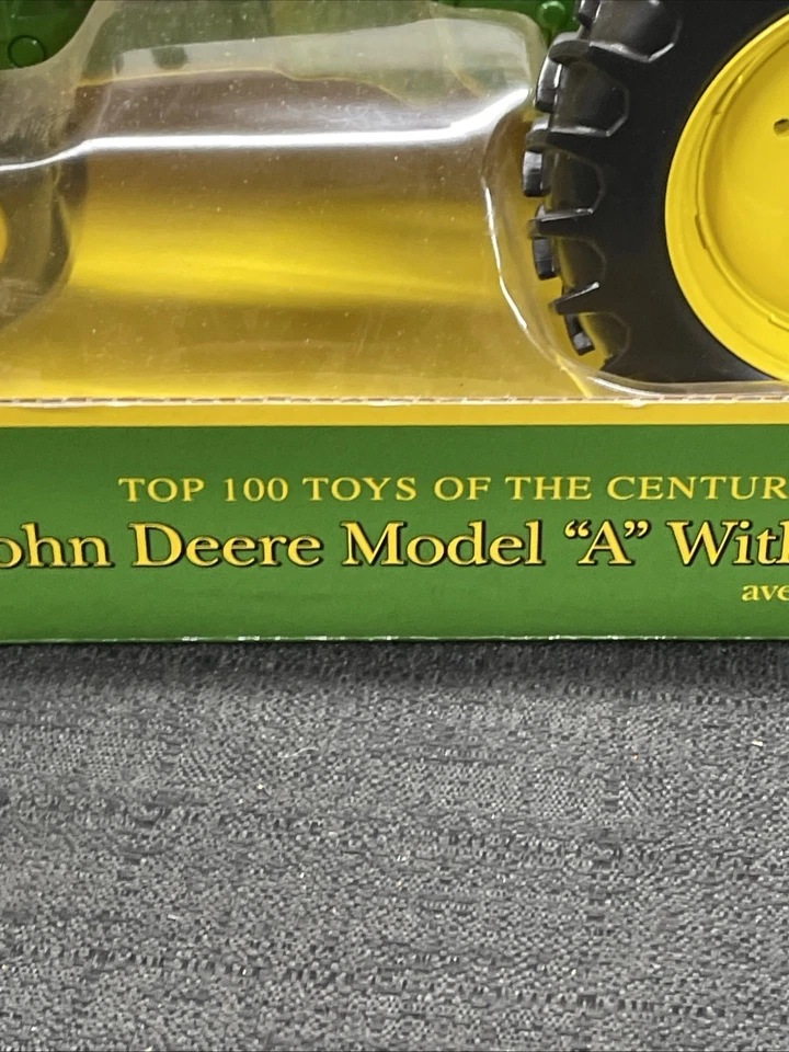 Ertl 1/16 John Deere Model A Tractor With Man Top 100 Toys #15571 - Image 3 of 4