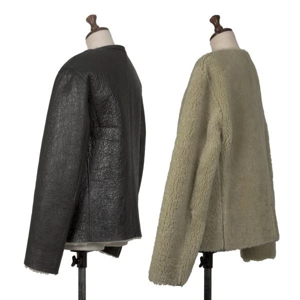 ISABEL MARANT ETOILE  Lamb Fur Collarless Reversible Jacket Size 38(K-148711) - Image 2 of 4