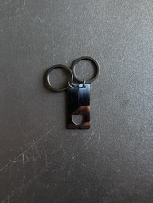 Heart Keychain Set Black Stainless Steal Engraved Gift Couples Pack set of 16