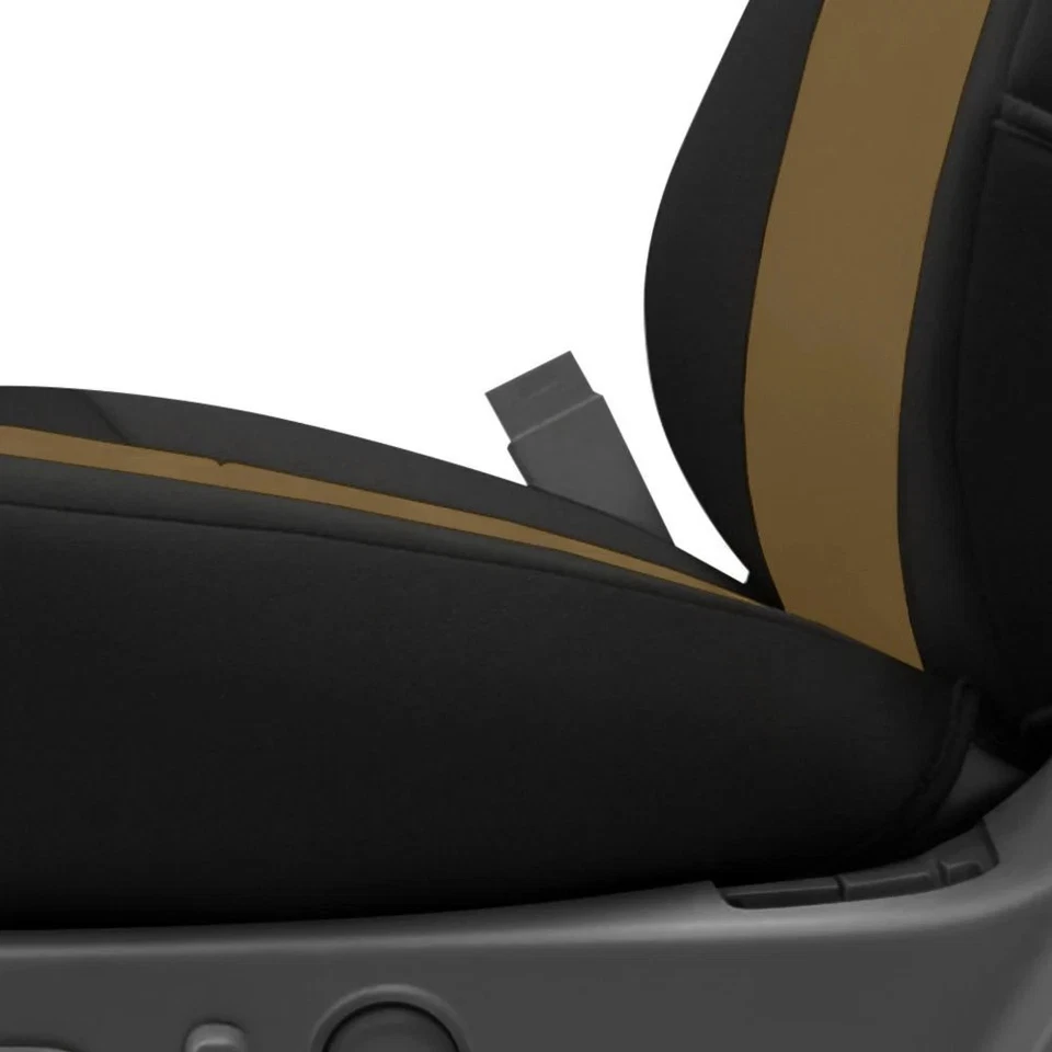 For Lexus IS300 21-24 Neosupreme 2nd Row Black & Tan Custom Seat Covers Foto 3 de 4