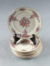7 Piece KPM Royal Ivory Germany 5.75 Inch Bread Butter Plates